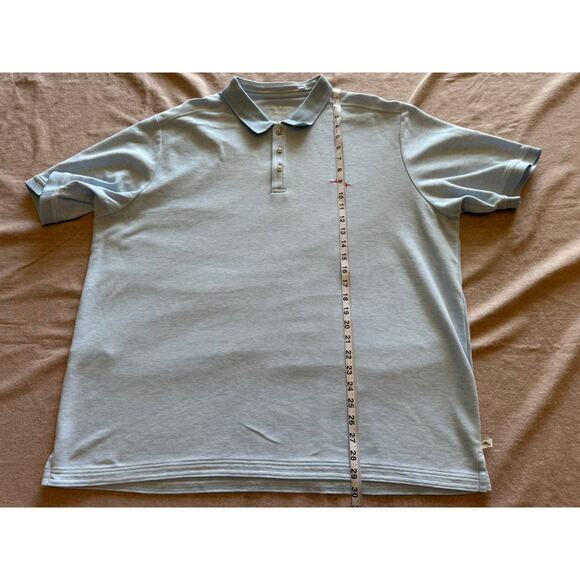Tommy Bahama Light Blue Polo Islandzone Supima Men's XXL - Picture 5 of 8